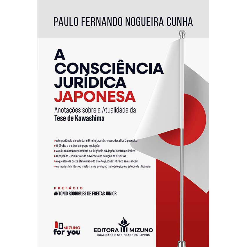 Livro A Consciência Jurídica Japonesa Tese de Kawashima