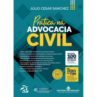 capa do livro Prática na Advocacia Civil (Default) de frente 