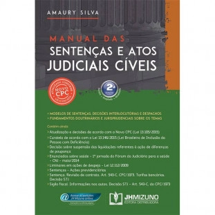 Manual das Sentenças e Atos Judiciais Cíveis 