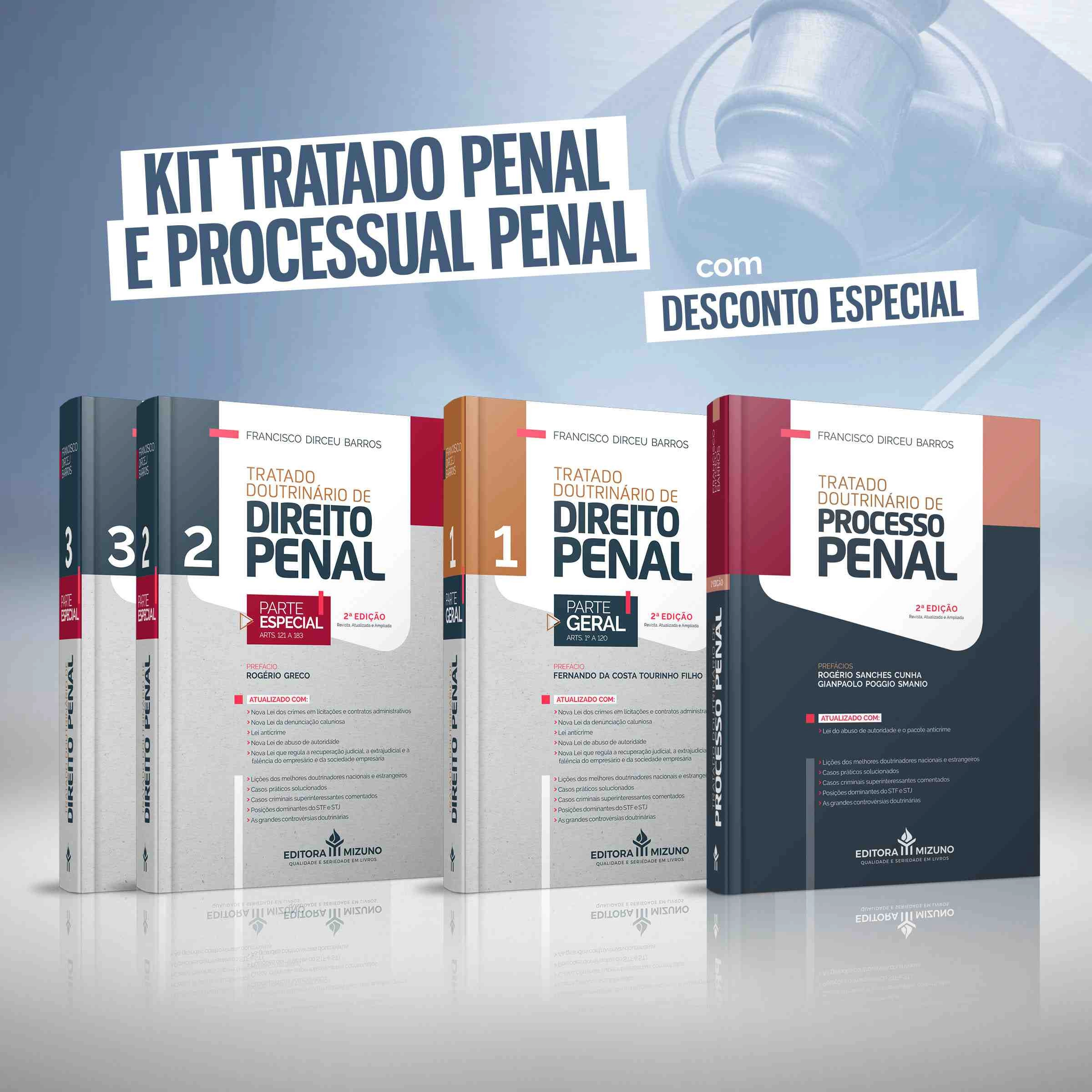 Kit Tratado Penal e Processual Penal