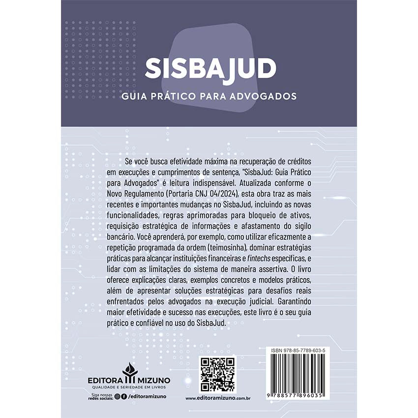SISBAJUD Guia Prático para Advogados 2ª edição (2025)