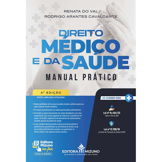Direito Médico e da Saúde 4ª edição (2024) - Manual Prático editoramizuno