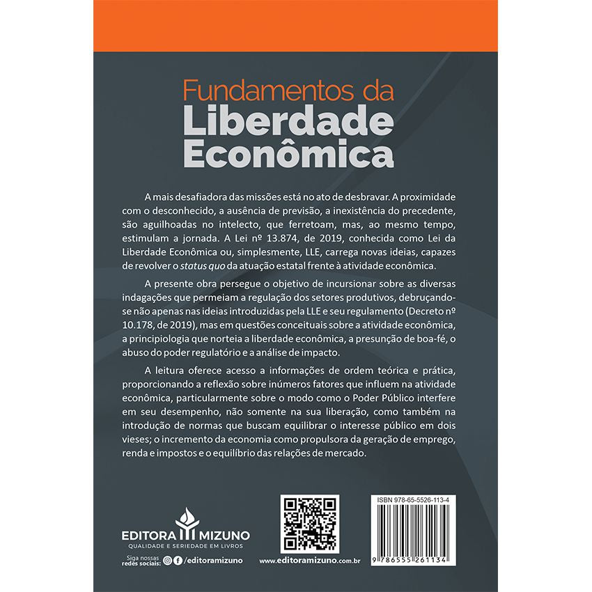 Fundamentos da Liberdade Econômica editoramizuno