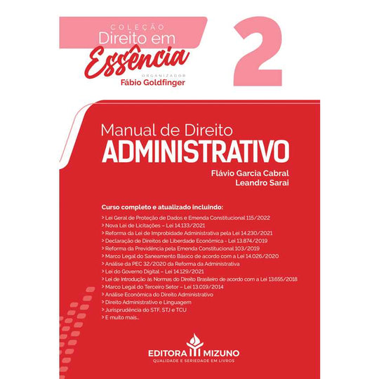 Manual de Direito Administrativo - Vol. 2 editoramizuno