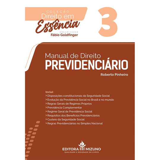 Manual de Direito Previdenciário - Vol. 3 editoramizuno