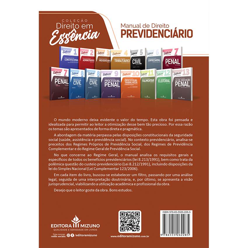 Manual de Direito Previdenciário - Vol. 3 editoramizuno