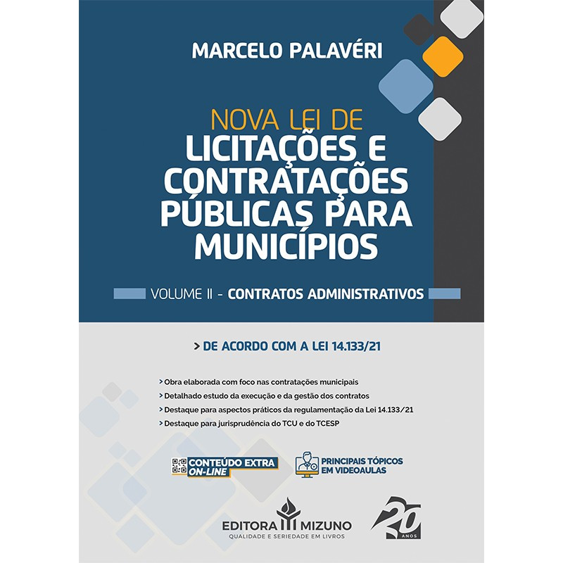 Nova lei de Licitações e Contratos Administrativos - Catalivros -  Distribuidora de Livros