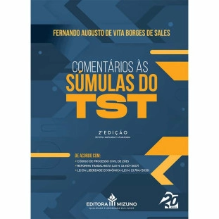 Comentários às Súmulas do TST 2ª Edição capa
