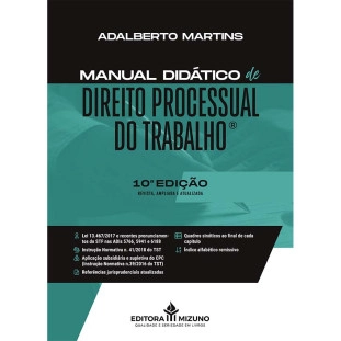 Manual Didático de Direito Processual do Trabalho 10ª edição (2024)  