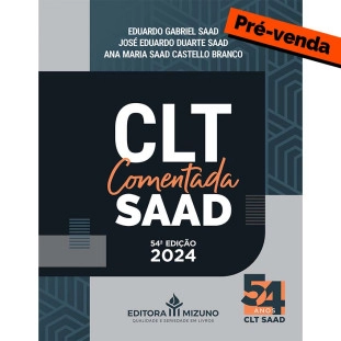 CLT Comentada SAAD 54ª edição (2024)  