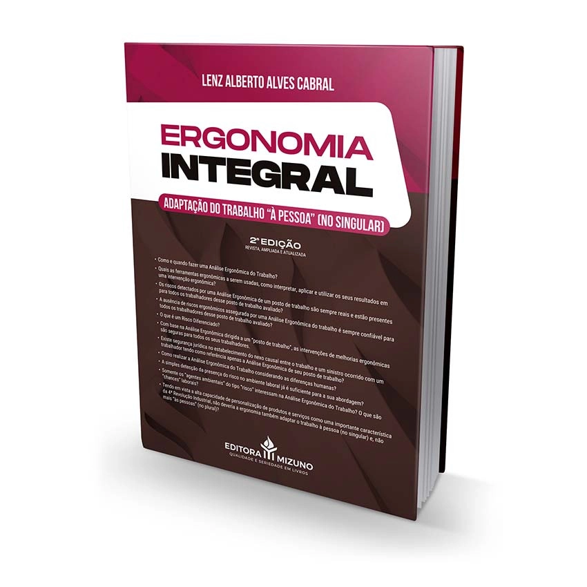 Ergonomia Integral 2ª edição (2024)  Adaptação do trabalho “à pessoa” (no singular)