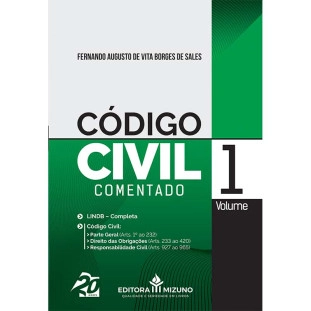 Código Civil Comentado - Volume 1 capa