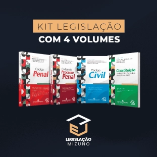 Kit Legislação Mizuno com 4 volumes